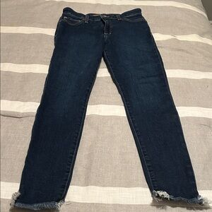 Joe's Jeans Dark Blue Ankle Cropped Jeans